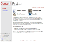Tablet Screenshot of contentfirst.com
